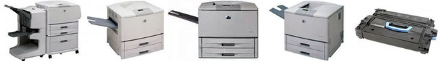 HP LaserJet 9000 - страница очистки