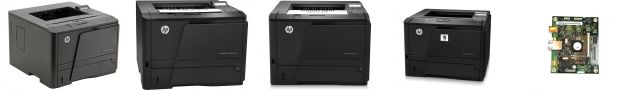 HP LaserJet Pro 400 M401dne - снятие платы форматера
