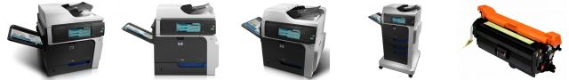 HP Color LaserJet Enterprise CM4540 MFP - снятие роликов в автоподатчике документов